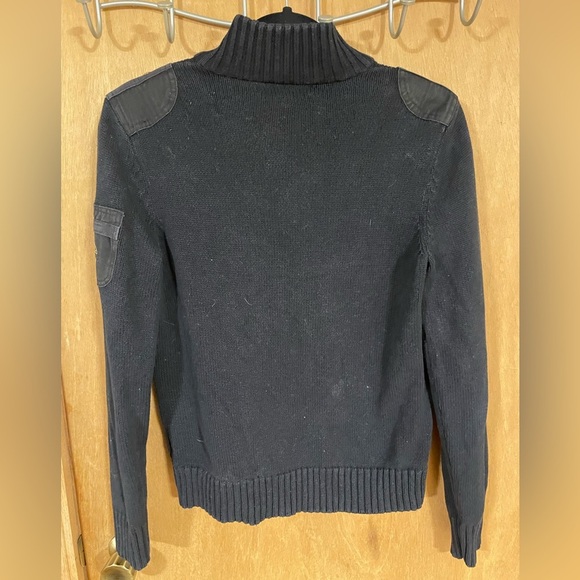 LAUREN RALPH LAUREN- navy full zip sweater - Picture 2 of 4